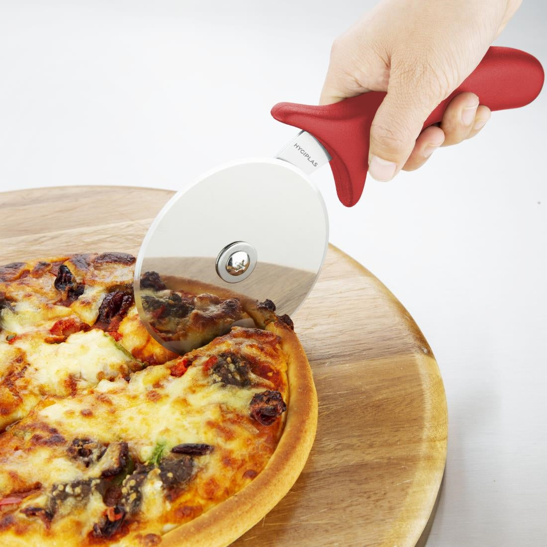 Hygiplas Pizza Wheel Red 100mm • PAS-CC407
