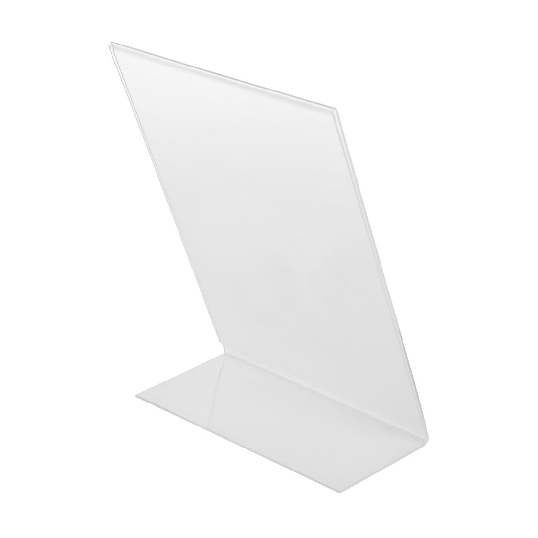 Olympia Leanback Menu Holder Acrylic A4 • PAS-CC445