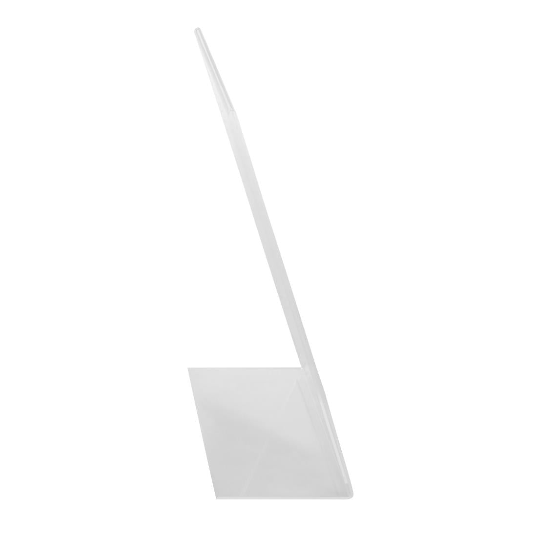 Olympia Leanback Menu Holder Acrylic A4 • PAS-CC445