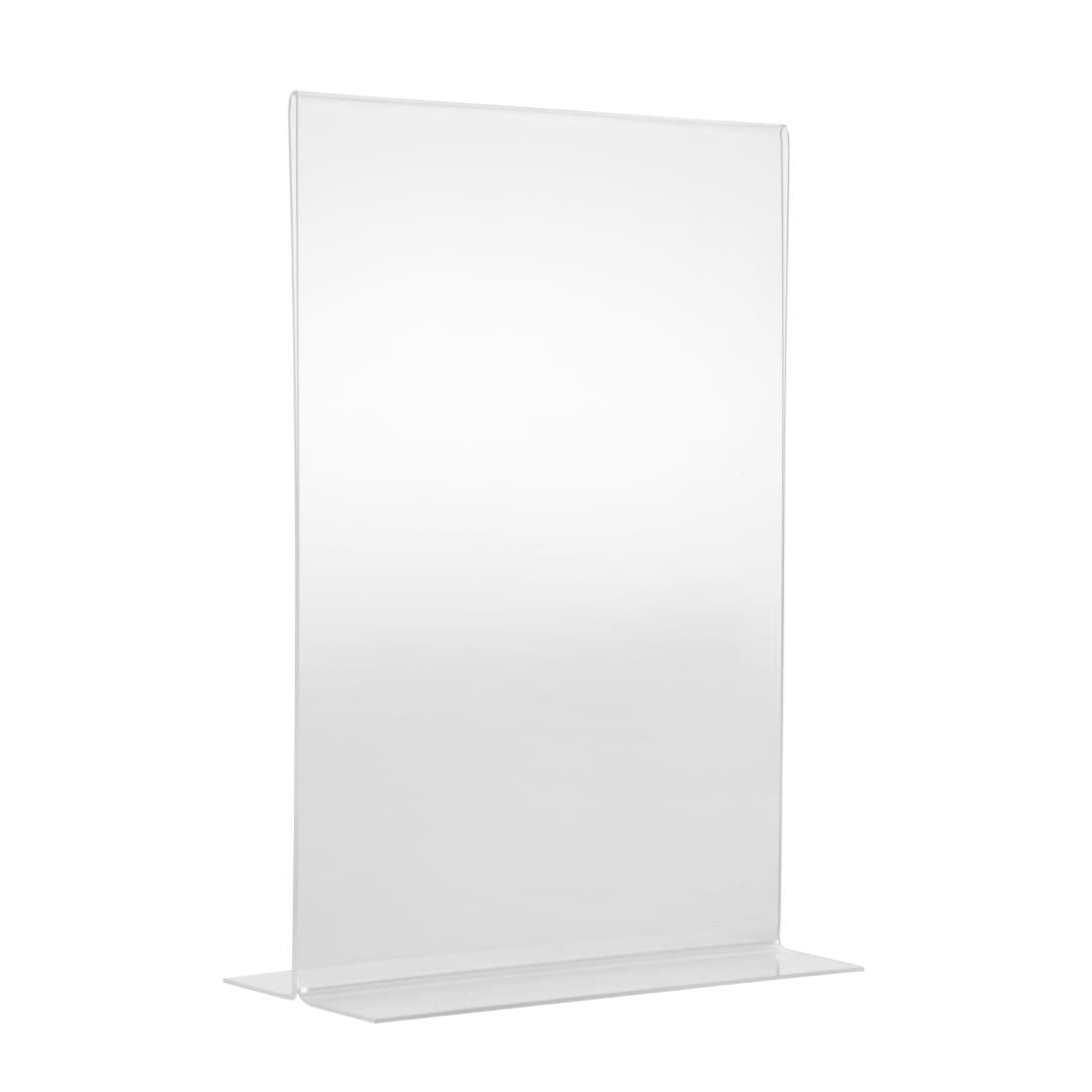 Olympia Menu Holder Acrylic A4 • PAS-CC447