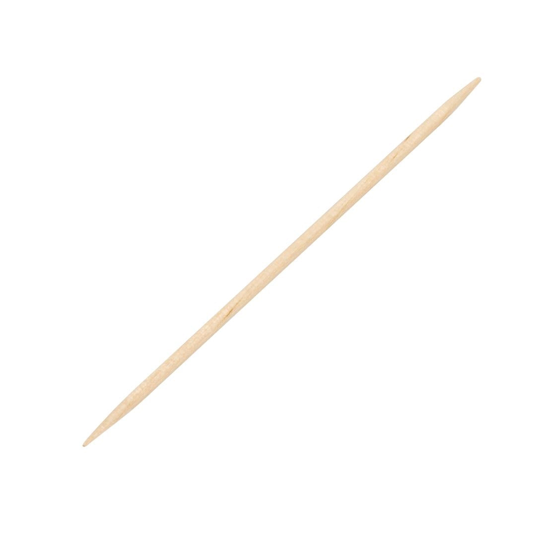 Fiesta Compostable Biodegradable Wooden Cocktail Sticks (1000 Pack) (80(L)mm | 3 1/4". Pack Quantity: 1000) • PAS-CC461