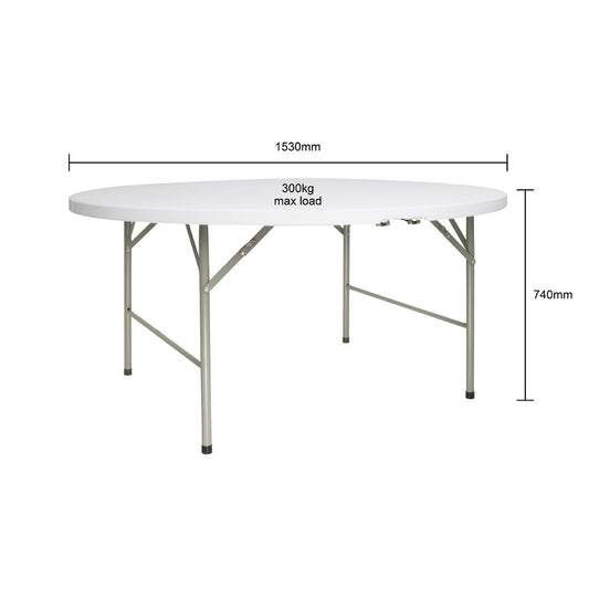 Bolero 5ft Diameter Round Centre Folding Table • PAS-CC506