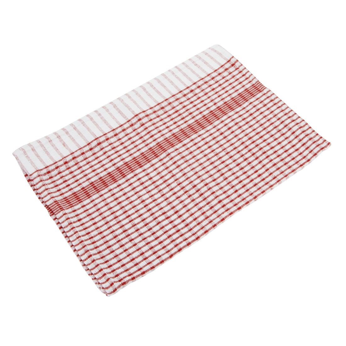 Vogue Wonderdry Red Tea Towels (10 Pack) • PAS-CC595