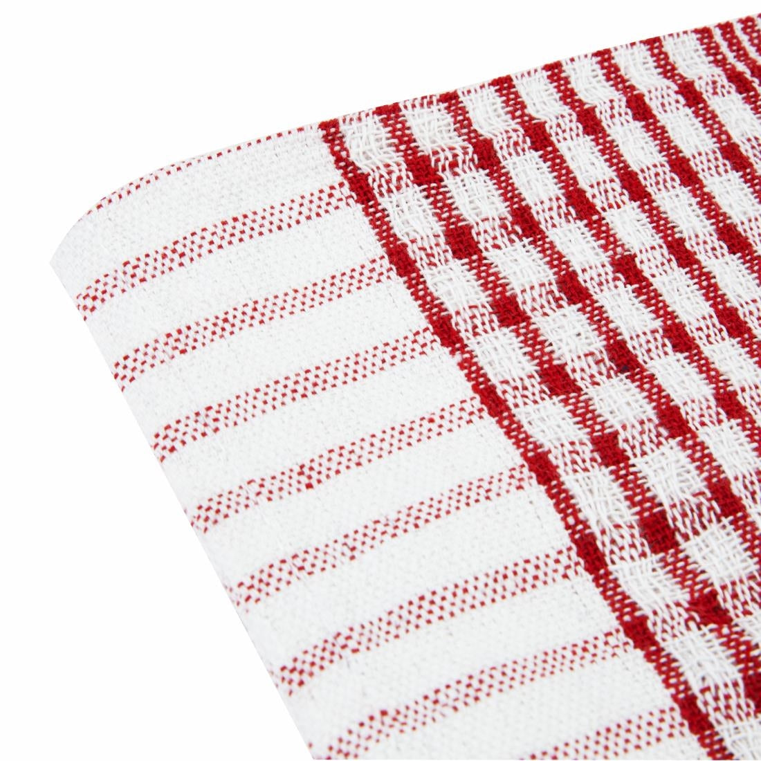 Vogue Wonderdry Red Tea Towels (10 Pack) • PAS-CC595