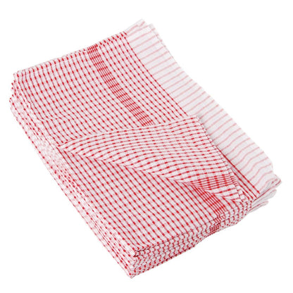 Vogue Wonderdry Red Tea Towels (10 Pack) • PAS-CC595