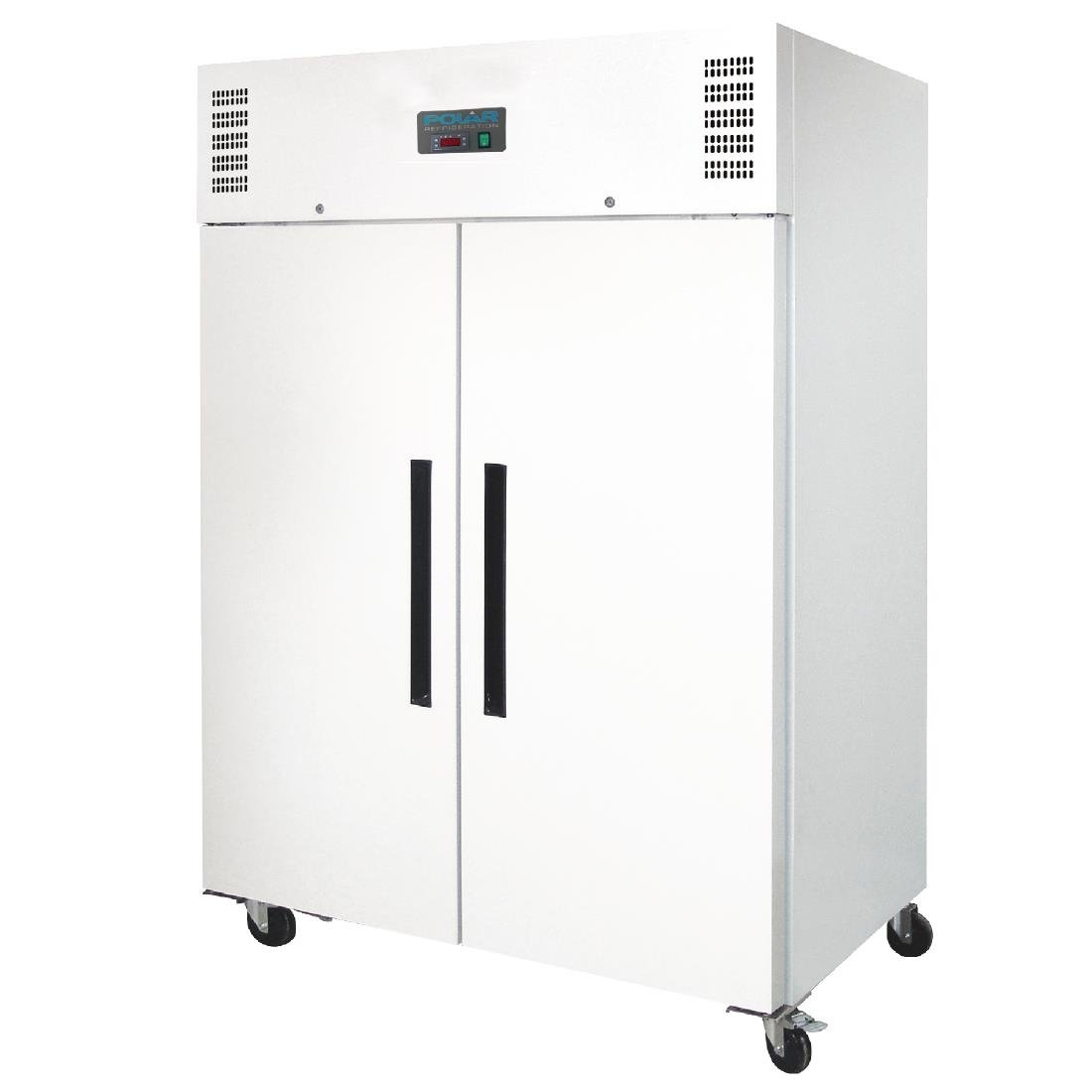 Polar G-Series 2 Door Upright Freezer White 1200Ltr • PAS-DL897-A