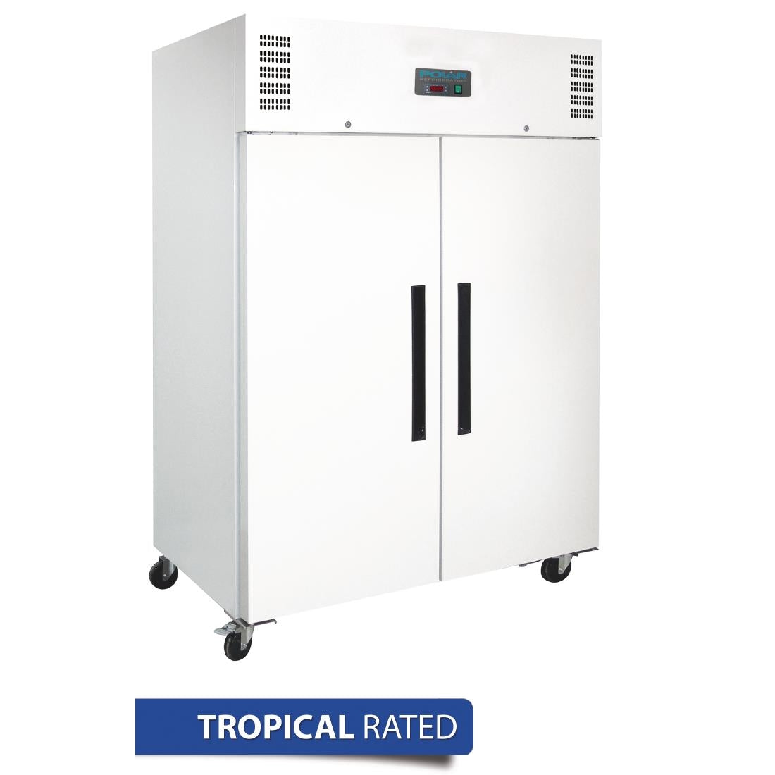 Polar G-Series 2 Door Upright Freezer White 1200Ltr • PAS-DL897-A