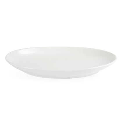 Olympia Whiteware French Deep Oval Plates 365mm (2 Pack) (Pack of 2) • PAS-CC891