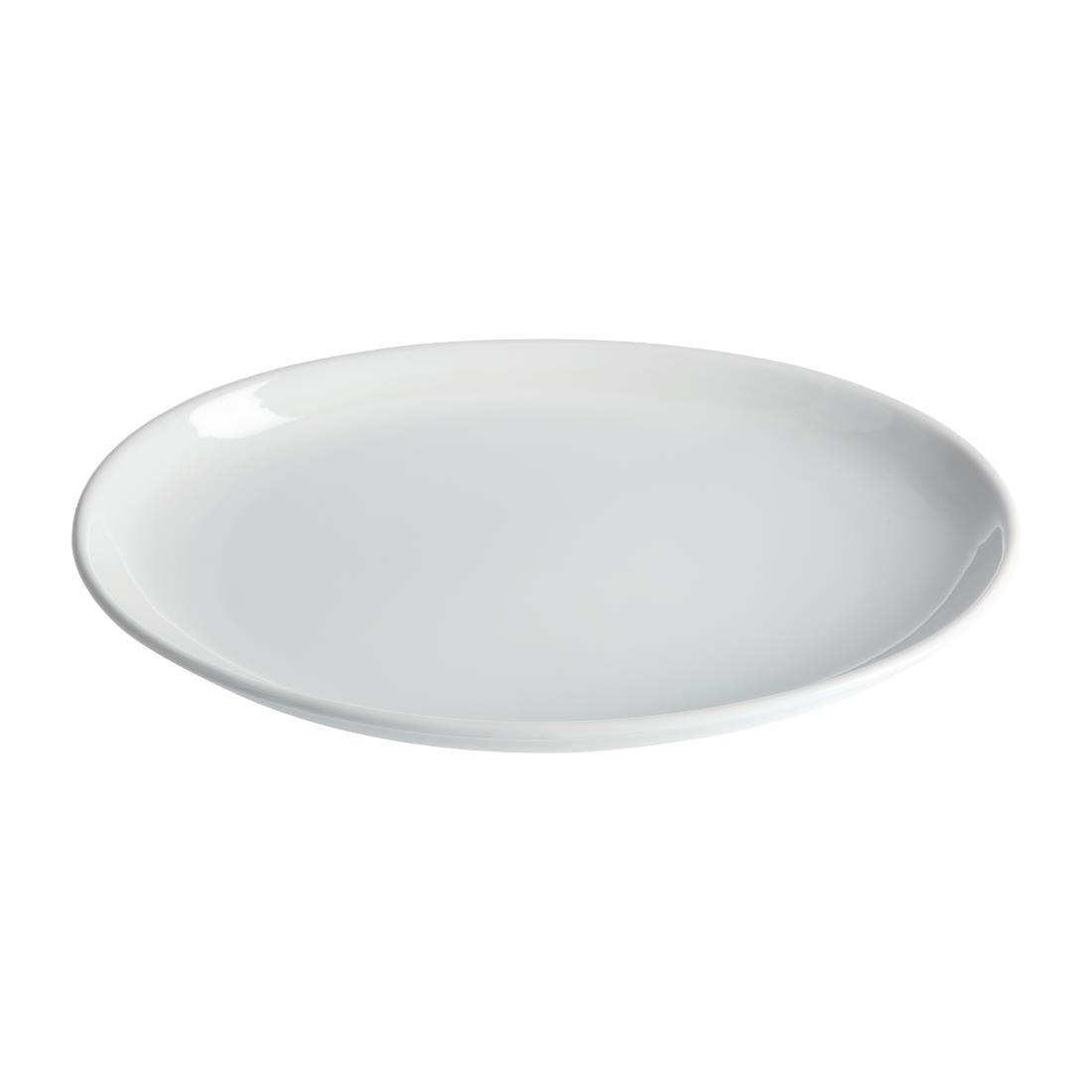 Olympia Whiteware French Deep Oval Plate White - 365mm (2 Pack) • PAS-CC891