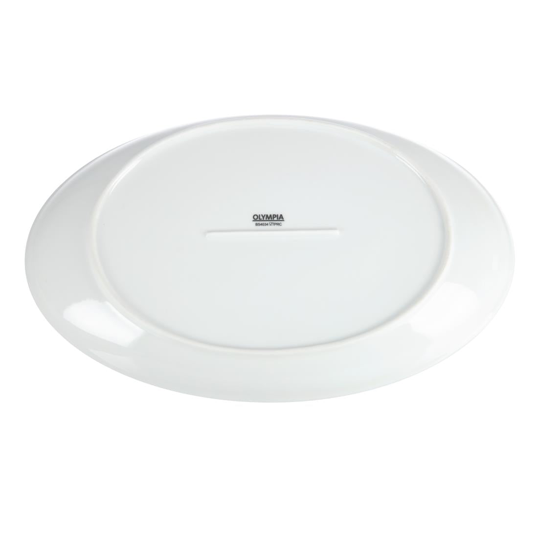 Olympia Whiteware French Deep Oval Plate White - 365mm (2 Pack) • PAS-CC891