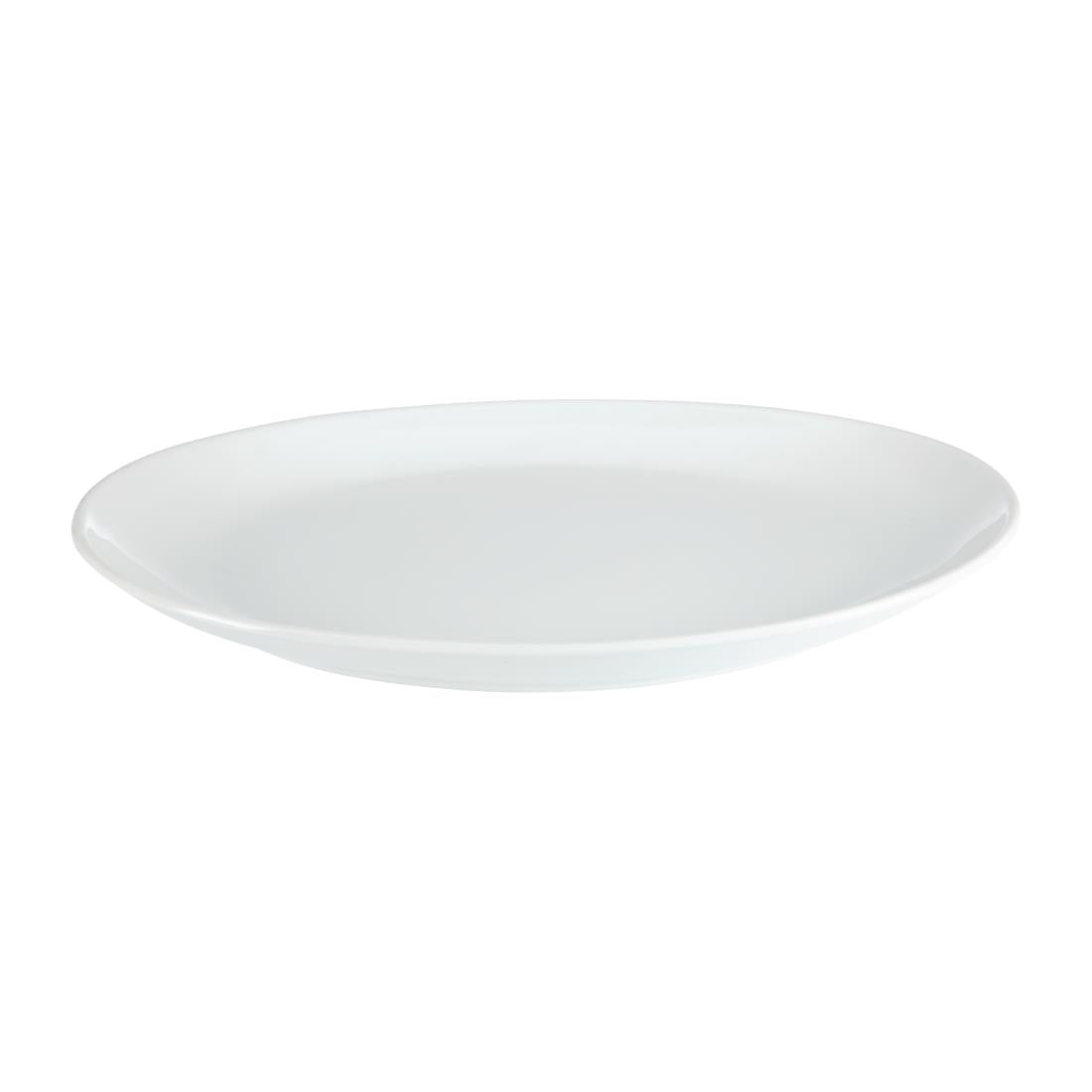 Olympia Whiteware French Deep Oval Plate 500mm • PAS-CC892