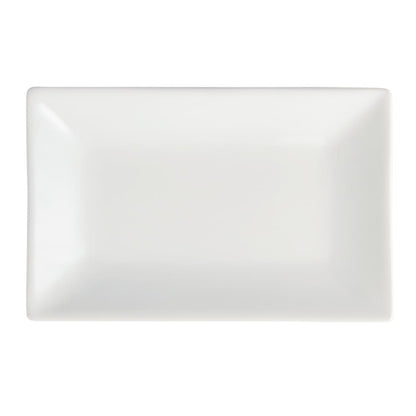 Olympia Whiteware Serving Rectangular Platters 200x 130mm (6 Pack) (Pack of 6) • PAS-CC893