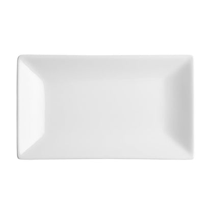 Olympia Whiteware Serving Rectangular Platter - 250x150mm (4 Pack) (250x 150mm/ 10x 6". White. Pack quantity: 4.) • PAS-CC894