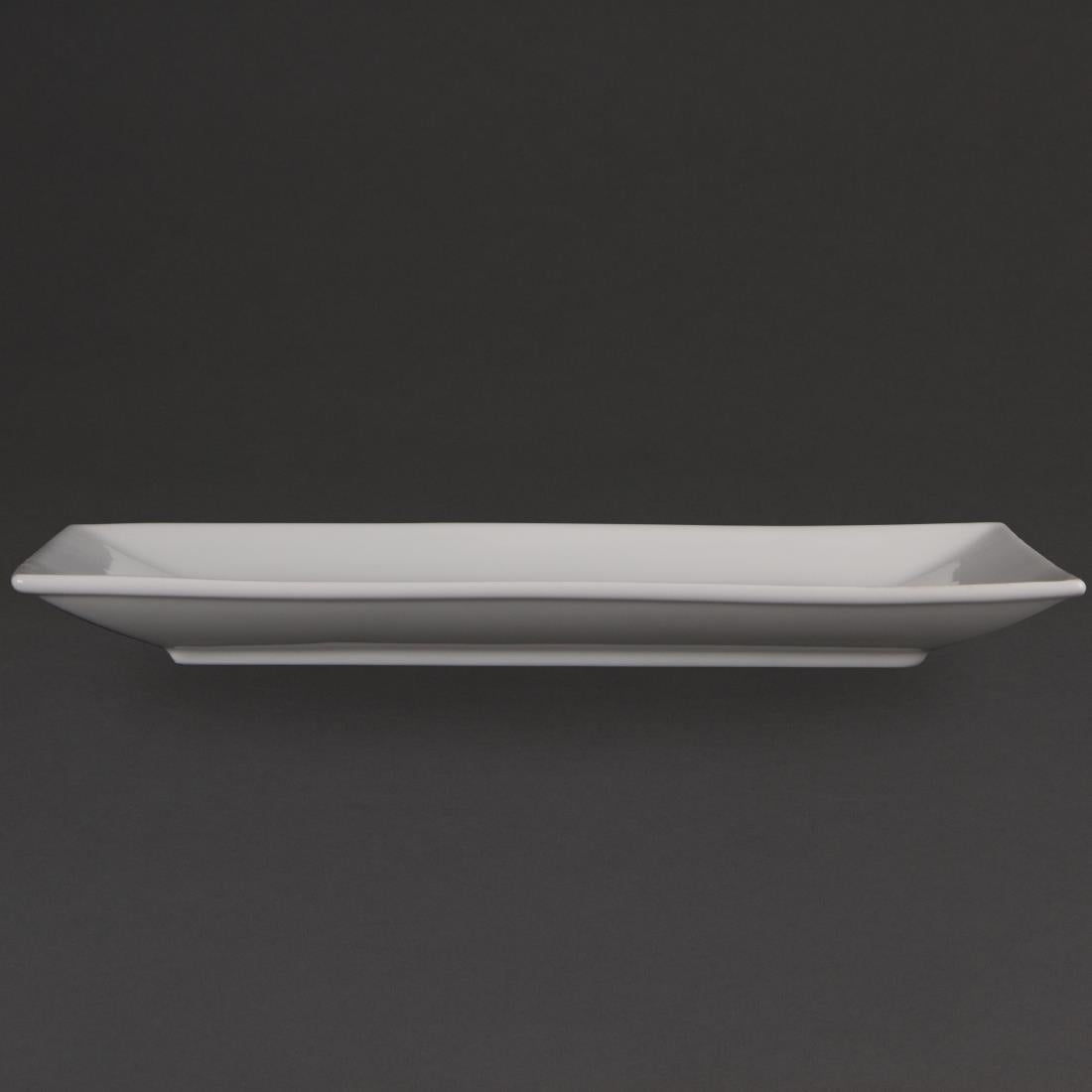 Olympia Whiteware Serving Rectangular Platters 310mm (2 Pack) (Pack of 2) • PAS-CC895