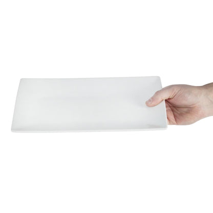 Olympia Whiteware Serving Rectangular Platters 310mm (2 Pack) (Pack of 2) • PAS-CC895