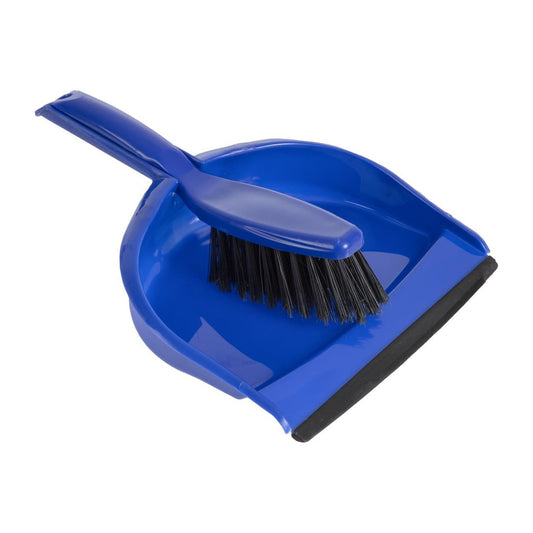 Jantex Soft Dustpan and Brush Set Blue • PAS-CC932