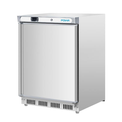 Polar C-Series Stainless Steel Under Counter Fridge 150Ltr • PAS-CD080-A