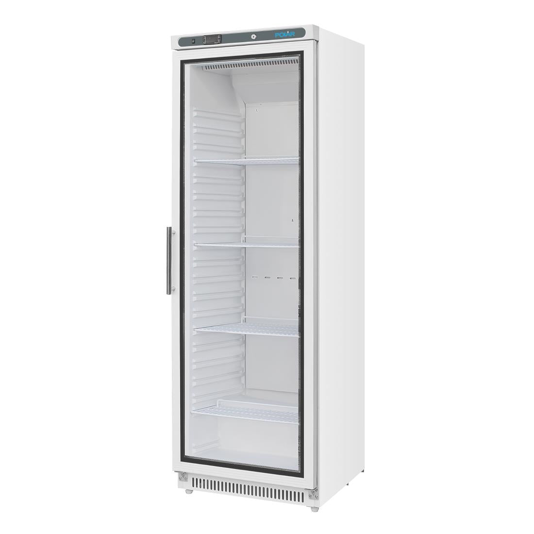 Polar C-Series Upright Display Fridge 400Ltr White • PAS-CD087-A