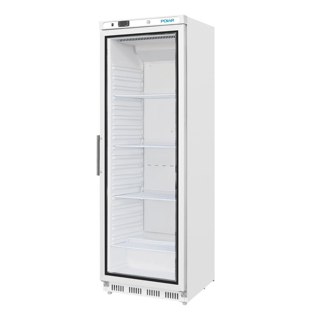 Polar C-Series Upright Display Fridge 400Ltr White • PAS-CD087-A