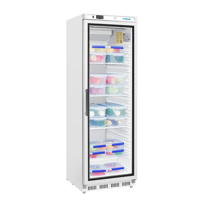 Polar C-Series Upright Display Fridge 400Ltr White • PAS-CD087-A