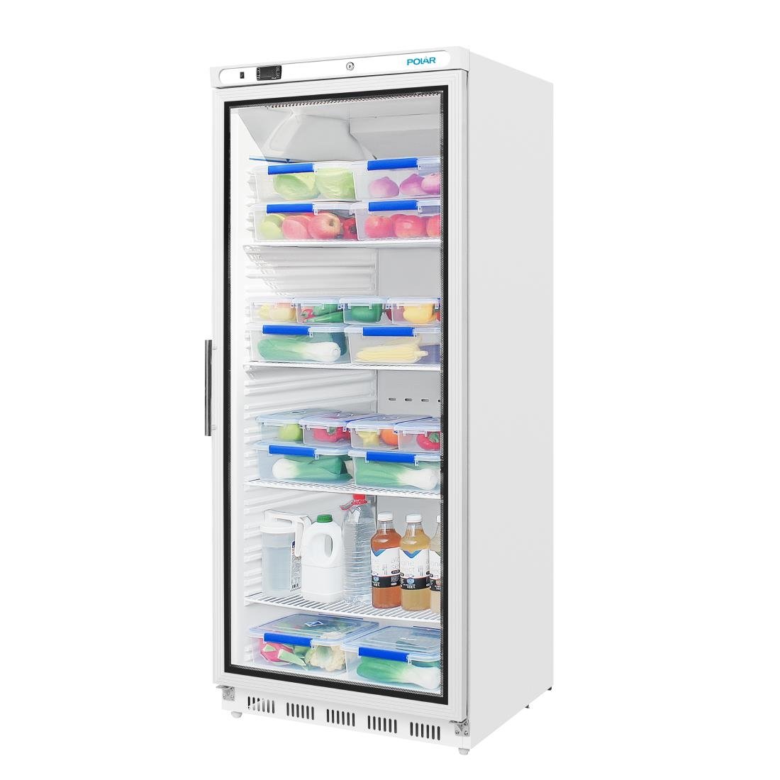 Polar C-Series Upright Display Fridge 600Ltr White • PAS-CD088-A