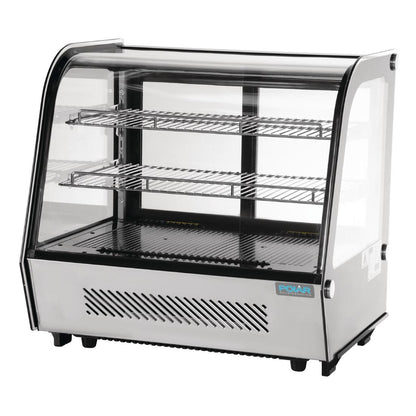 Polar G-Series Energy Efficient Countertop Food Display Fridge 120Ltr Black (160W | 686(H)x696(W)x568(D)mm) • PAS-GP292-A
