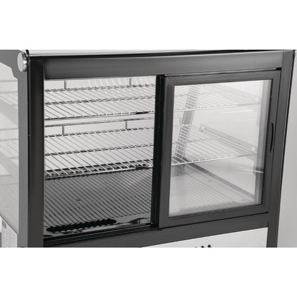 Polar G-Series Energy Efficient Countertop Food Display Fridge Black 160Ltr • PAS-GP291-A