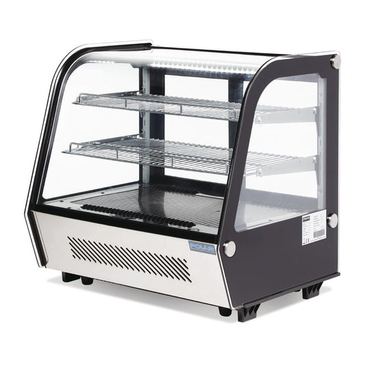 Polar G-Series Energy Efficient Countertop Food Display Fridge 120Ltr Black (160W | 686(H)x696(W)x568(D)mm) • PAS-GP292-A