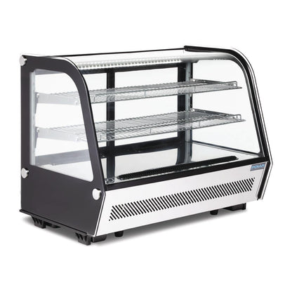 Polar G-Series Energy Efficient Countertop Food Display Fridge 160Ltr Black • PAS-GP291-A
