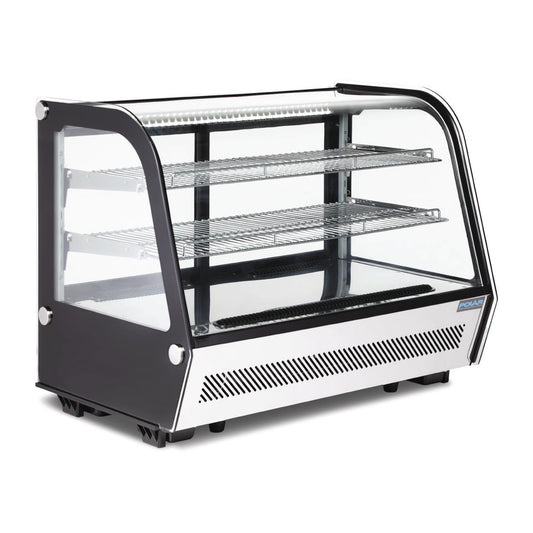 Polar G-Series Energy Efficient Countertop Food Display Fridge 160Ltr Black • PAS-GP291-A