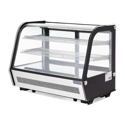 Polar G-Series Energy Efficient Countertop Food Display Fridge 160Ltr Black • PAS-GP291-A