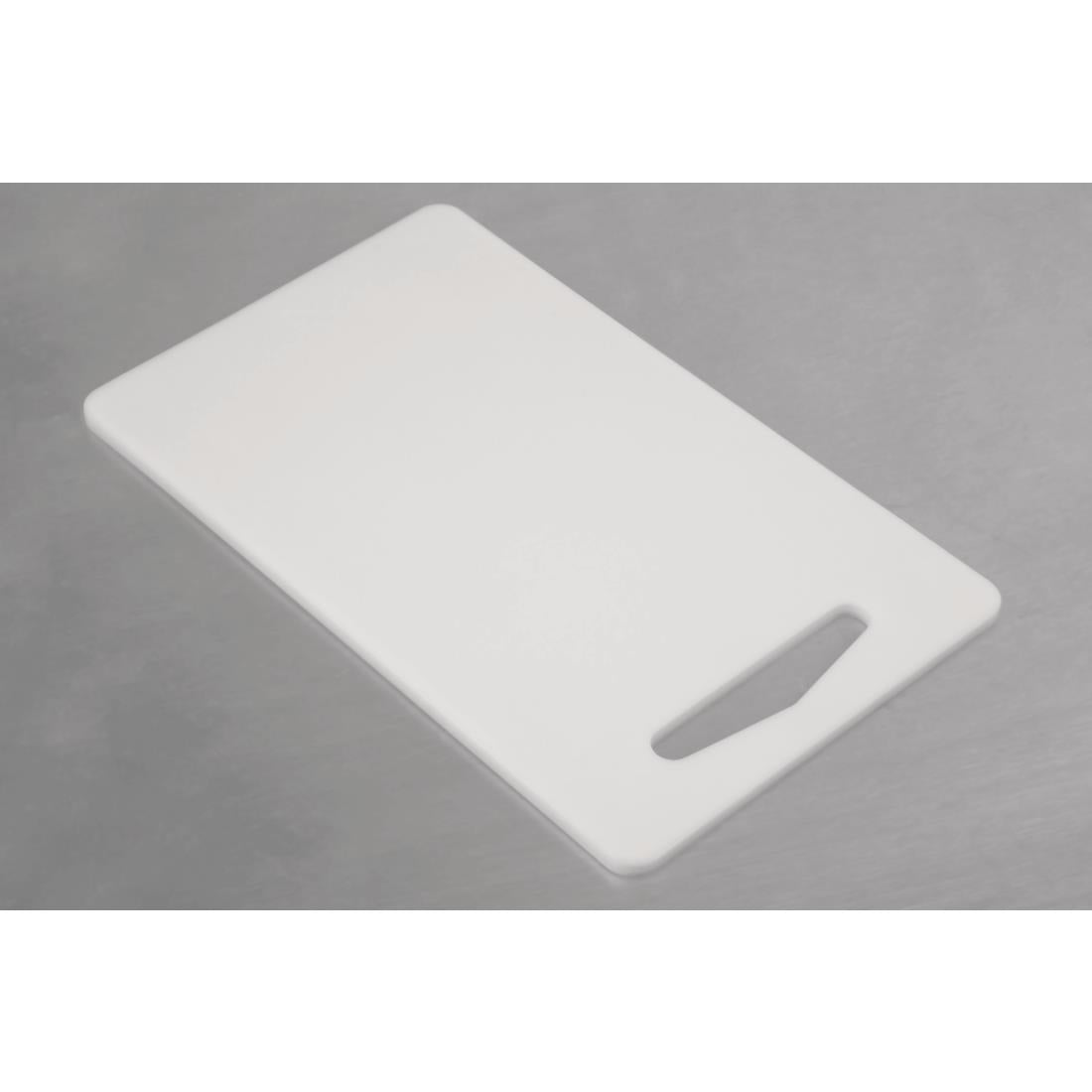 Hygiplas Low Density Cutting Board White - 153x250x6mm • PAS-CD269