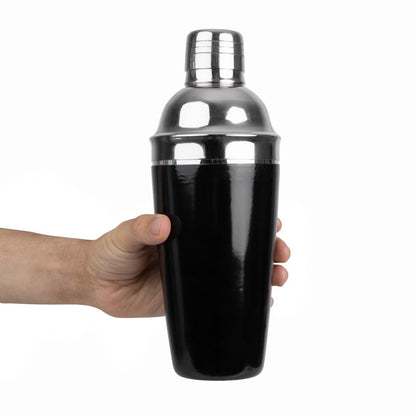Olympia 3-Piece Cobbler Cocktail Shaker PVC Grip • PAS-CD272