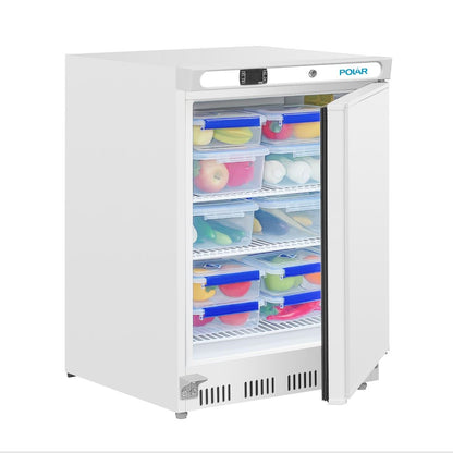 Polar C-Series Under Counter Fridge 150Ltr White • PAS-CD610-A