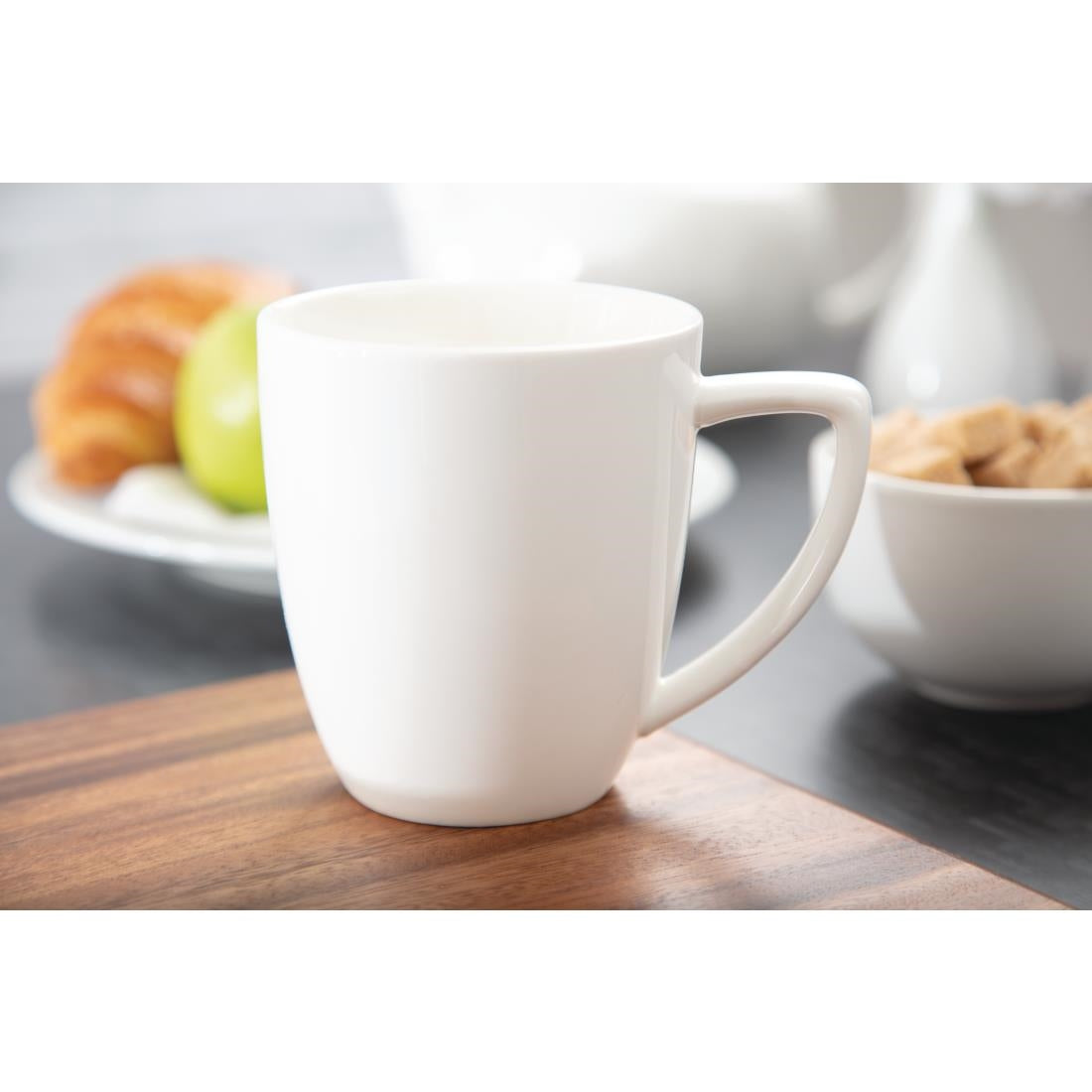 Olympia Lumina Latte Style Mug - 350ml 11.8fl oz (6 Pack) (Capacity: 350ml. Pack quantity: 6) • PAS-CD649