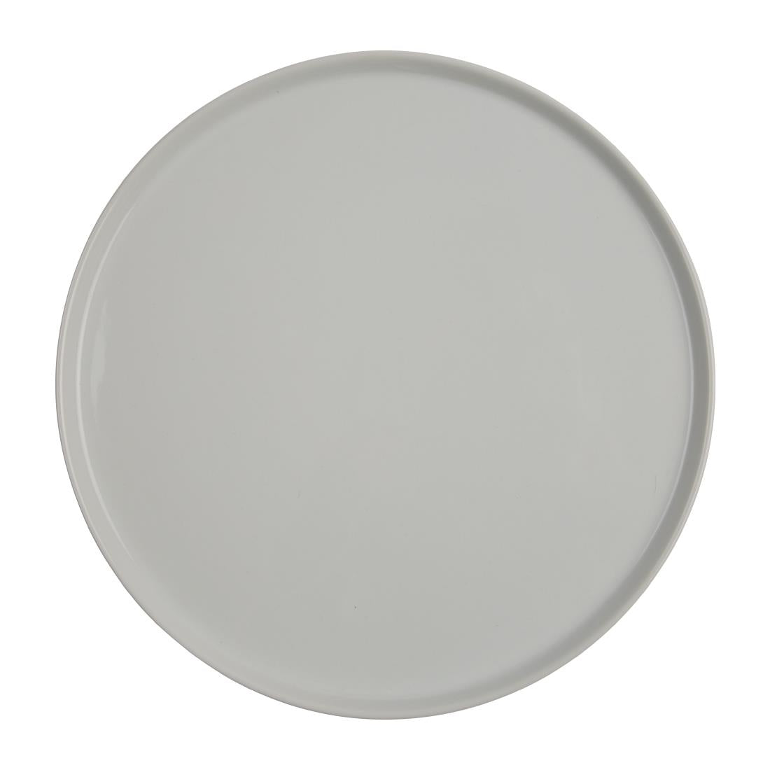 Olympia Whiteware Pizza Plate Small Rim - 330mm (4 Pack) (330(Ø)mm / 13" | Pack quantity: 4) • PAS-CD723