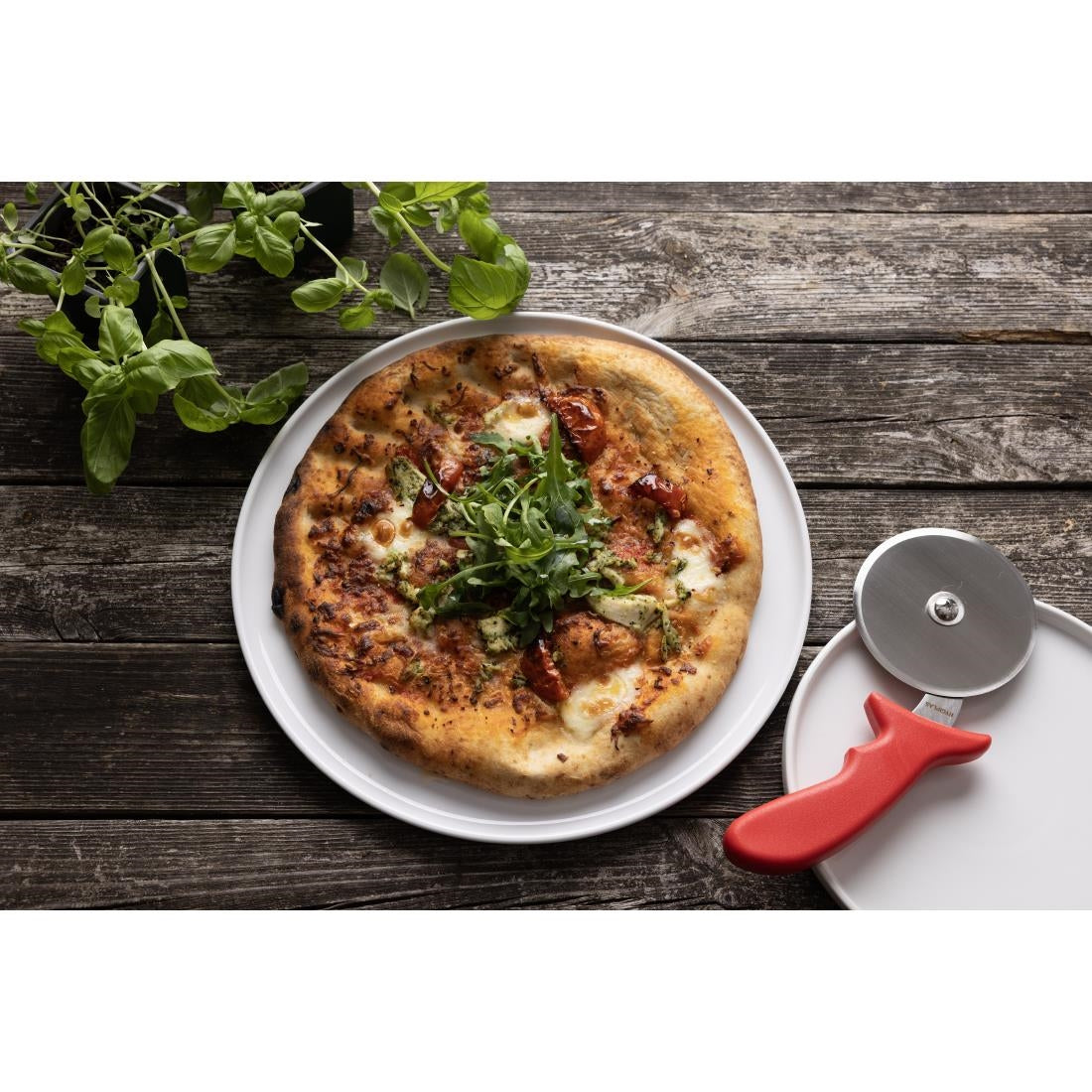 Hygiplas Pizza Wheel Red 100mm • PAS-CC407