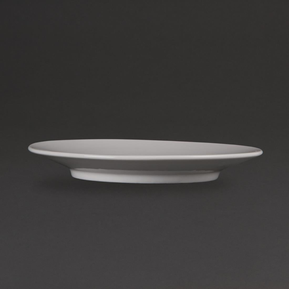 Olympia Whiteware Elegant Saucers 148mm (12 Pack) (Pack of 12) • PAS-CD737