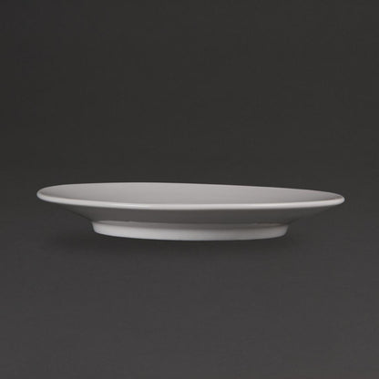 Olympia Whiteware Elegant Saucers 148mm (12 Pack) (Pack of 12) • PAS-CD737