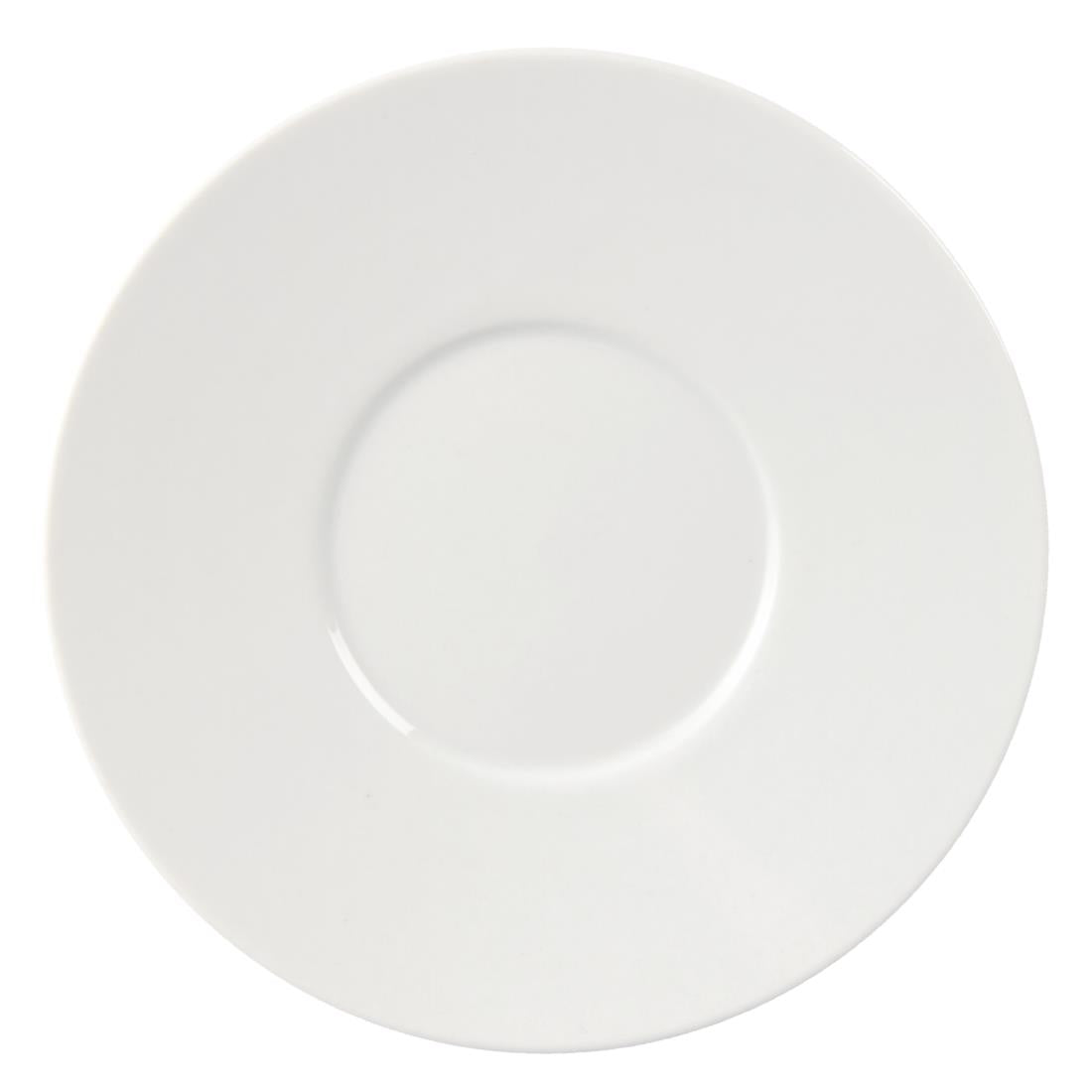 Olympia Whiteware Elegant Saucers 148mm (12 Pack) (Pack of 12) • PAS-CD737