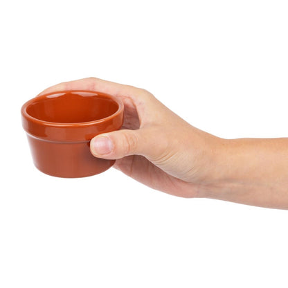 Olympia Tapas Rustic Mediterranean Ramekin - 77x45mm 3x 1 3/4" (6 Pack) (77(Ø)mm / 3". 110ml / 4oz. Pack quantity: 6.) • PAS-CD739