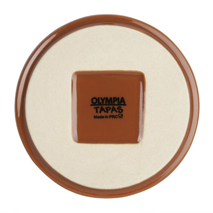 Olympia Tapas Rustic Mediterranean Dish Small - 102x20mm 4x 4/5" (6 Pack) (Colour: Terracotta. 20(h) x 103(w) x 103(Ø)mm. Box quantity: 6.) • PAS-CD740