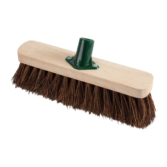 Jantex Wooden Broom Head Stiff Bassine 305mm • PAS-CD798