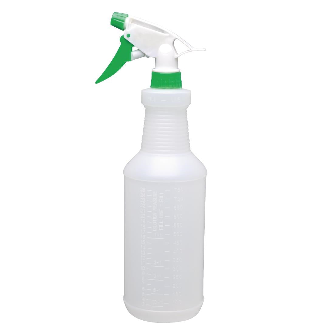 Jantex Colour Coded Spray Bottles Green 750ml • PAS-CD818