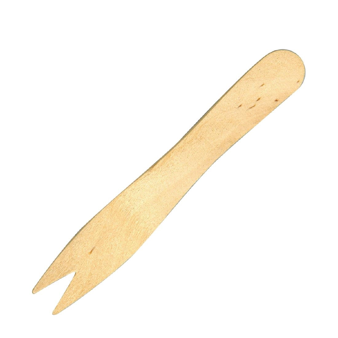 Fiesta Compostable Biodegradable Disposable Wooden Chip Forks (1000 Pack) (Pack of 1000) • PAS-CD901