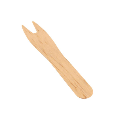 Fiesta Compostable Biodegradable Disposable Wooden Chip Forks (1000 Pack) (Pack of 1000) • PAS-CD901