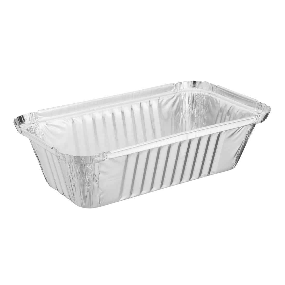 Fiesta Recyclable Rectangular Foil Container 660ml (500 Pack) (55(H) x 109(W) x 200(L)mm. Pack Quantity: 500) • PAS-CD951