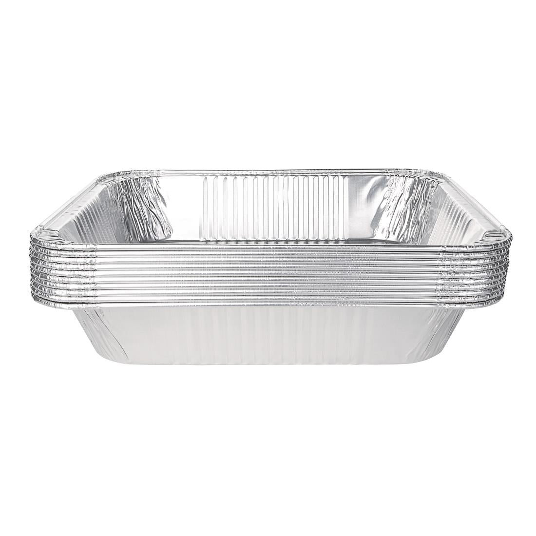 Fiesta Recyclable Rectangular Foil Container 660ml (500 Pack) (55(H) x 109(W) x 200(L)mm. Pack Quantity: 500) • PAS-CD951