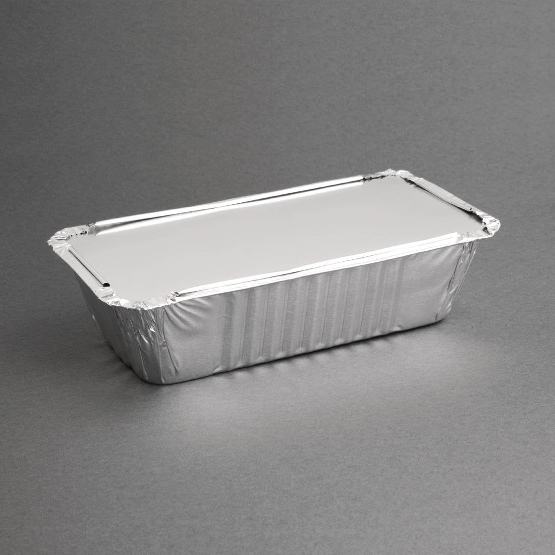 Fiesta Recyclable Waxed Lid for Large Foil Containers (Pack of 500) • PAS-CD952