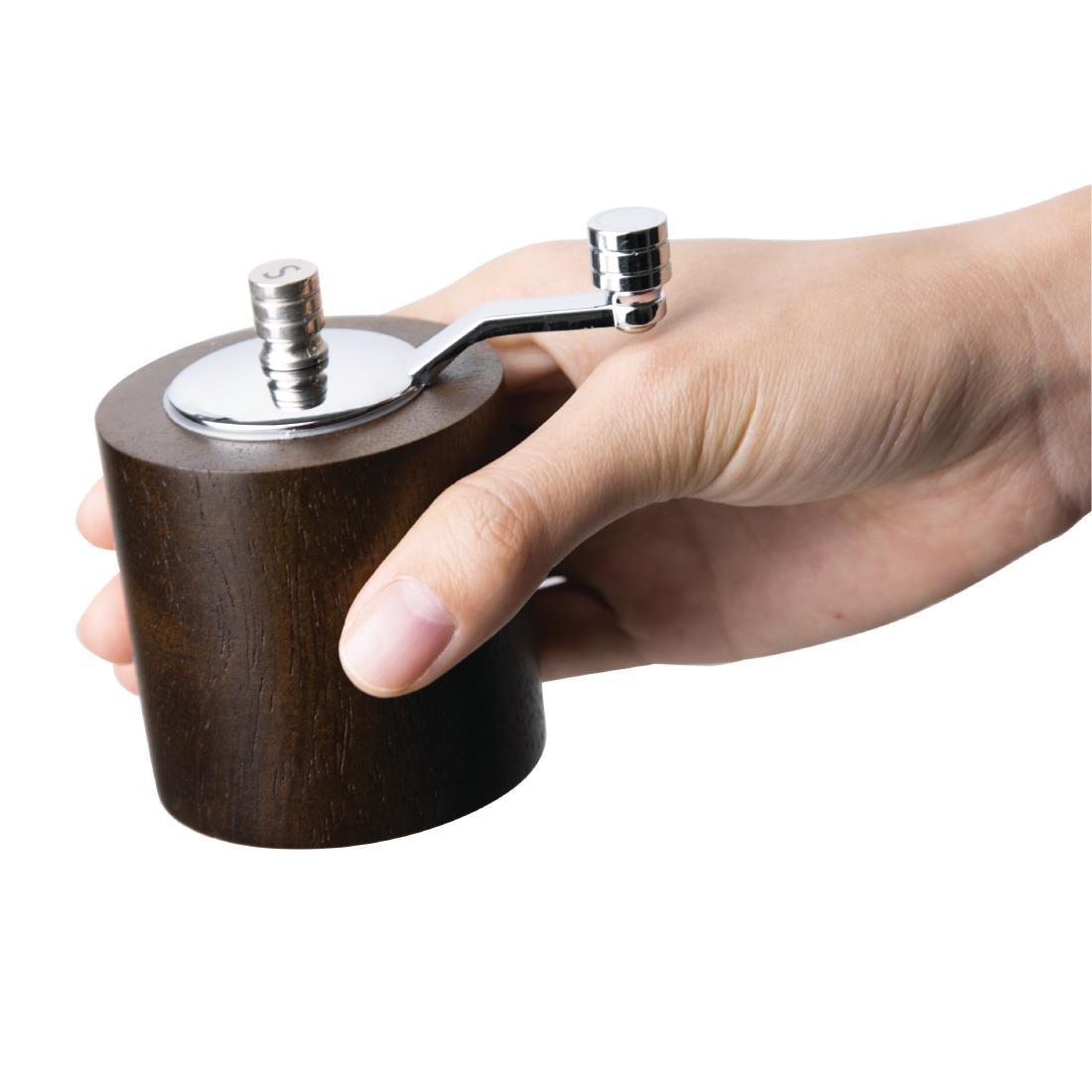 Olympia Dark Wood Salt & Pepper Mill Grinder Set • PAS-CE247